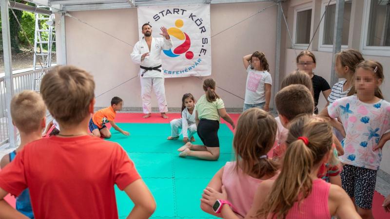 A Bregyó napközis tábor keretein belül a Sport Start Kör SE izgalmas dzsúdóedzést tartott, amely bemutató jellegű volt.
